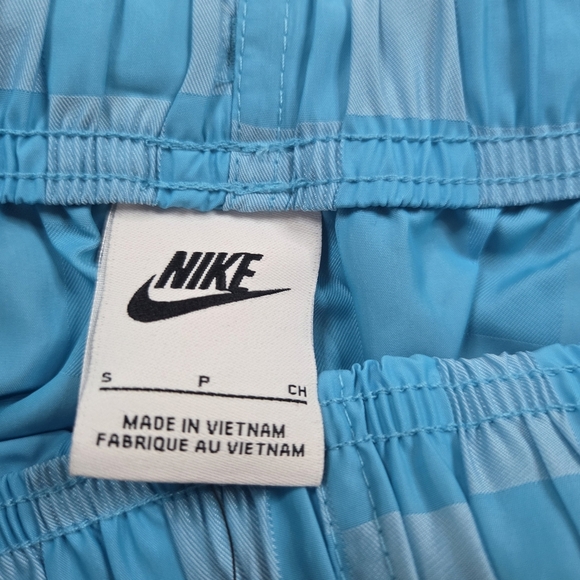 Nike Mens Blue Checkered Woven Shorts FN3098-447 Small New Athletic Gym Workout - Picture 6 of 10